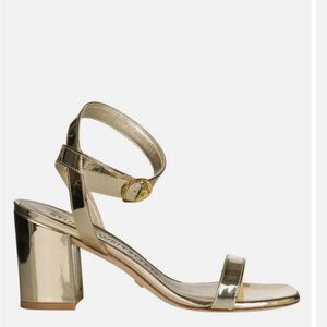 BRAND NEW NINE BLOCK HEEL OPEN TOE ADJUSTABLE BUCKLE ANKLE STRAP SANDAL